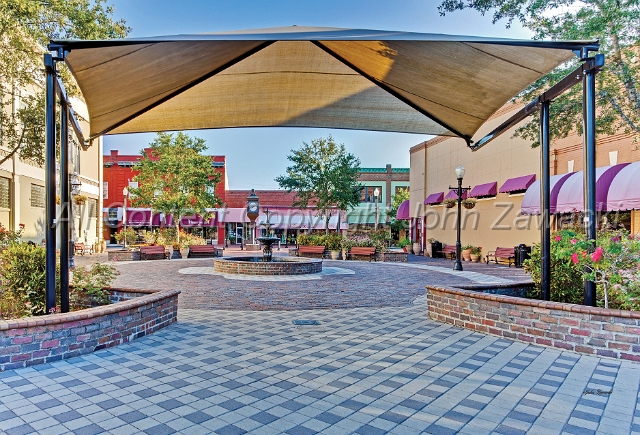 4x6 - Magnolia Square1-Front.jpg - Magnolia Square and Clock-1  downtown Sanford, FL - Front